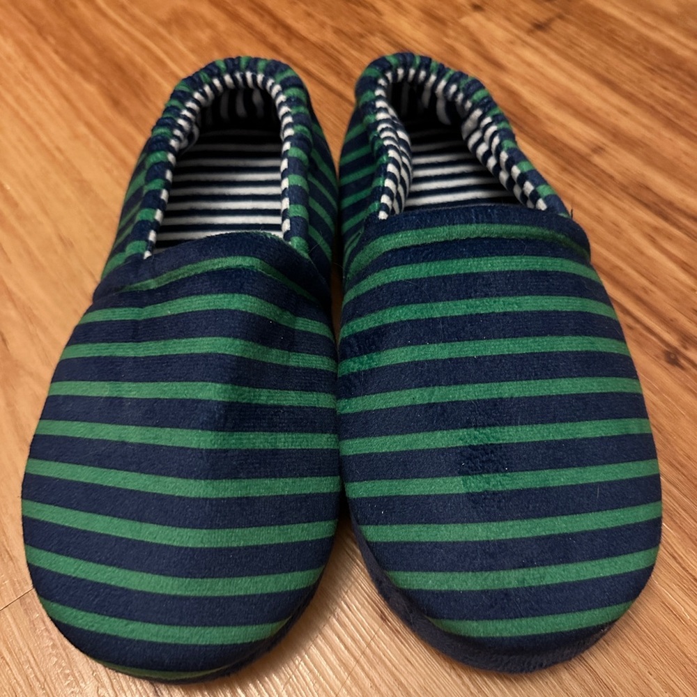 LA PLAGE Boys Slippers Comfort Warm Soft Slip-on House Shoes Size 3 Bog Kid
